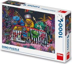 Dino Puzzle Pošasti na potovanju 1000 kosov