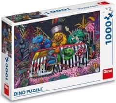 Dino Puzzle Pošasti na potovanju 1000 kosov