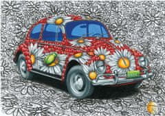 Dino Puzzle Painted VW Beetle 500 kosov