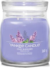 Yankee Candle Dišeča sveča Signature in glass medium Lilac Blossoms 368g