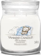 Yankee Candle Dišeča sveča Signature in glass medium Soft Blanket 368g