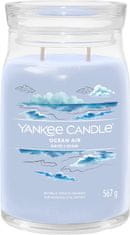 Yankee Candle Dišeča sveča Signature in glass large Ocean Air 567g