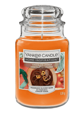 Yankee Candle Classic Dišeča sveča v steklu velika Chocolate Orange 538 g