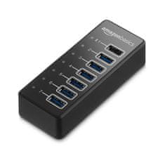 NEW USB Hub Amazon Basics Črna (Prenovljeni izdelk B)