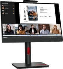 Lenovo ThinkCentre TIO24 G5 monitor, na dotik, IPS, 60,45 cm (12NBGAT1EU)