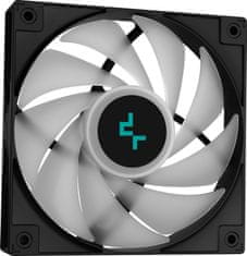 DEEPCOOL LE720 AIO Liquid Cooler komplet za tekočinsko hlajenje, 360 mm, ARGB, črn