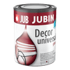 JUB JUBIN Decor universal oker 3 sijajen 0,65 L pokrivna barva za les in kovino