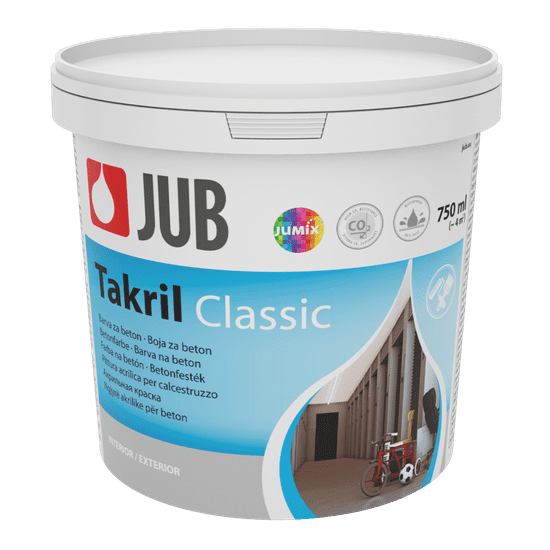 JUB TAKRIL Classic rjav 6 0,75 L barva za zaščito betona