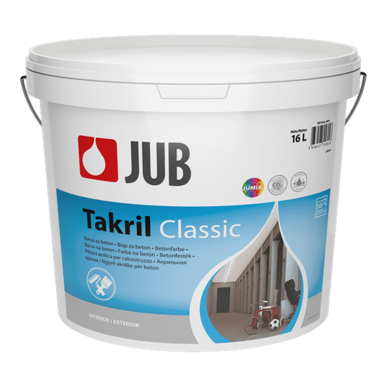 JUB TAKRIL Classic bel 1001 16 L barva za zaščito betona