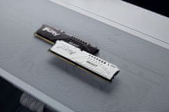 Kingston Fury Beast White RAM pomnilnik, 64GB, 6400 MHz, DDR5, CL32, DIMM, 2 kos (KF564C32BWEK2-64)