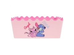 Disney Stitch Angel Disney Roza plastična škatla za shranjevanje 20,5x14,5x8,5cm 