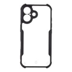 Tactical Quantum Stealth Cover za Apple iPhone 16 prozoren/črn