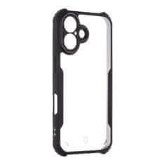 Tactical Quantum Stealth Cover za Apple iPhone 16 prozoren/črn