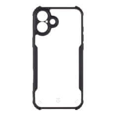 Tactical Quantum Stealth Cover za Apple iPhone 16 Plus prozoren/črn