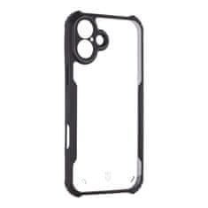 Tactical Quantum Stealth Cover za Apple iPhone 16 Plus prozoren/črn