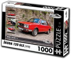 RETRO-AUTA© Puzzle št. 11 Škoda 120 GLS (1978) 1000 kosov