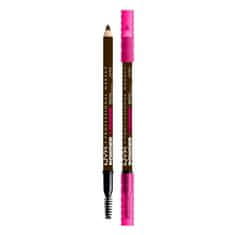 NYX Powder Louder Brow Pencil dolgoobstojen svinčnik za obrvi 1.15 g Odtenek 06 ash brown