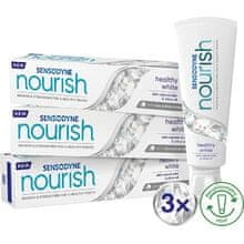 Sensodyne Sensodyne - Nourish Healthy White Tripack Toothpaste - Zubní pasta s minerály 75ml 