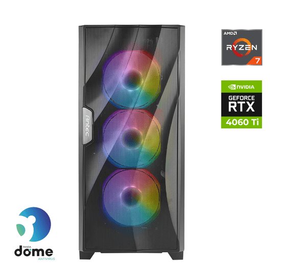 Anni Gamer Extreme namizni računalnik, R7-5700X, 32GB, SSD2TB, RTX4060Ti, FreeDOS (G8-7518)