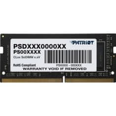 Patriot Signature Line RAM pomnilnik za prenosnik, 16 GB, DDR4, 2400 MHz, CL17, 1,2V, SODIMM (PSD416G24002S)