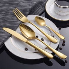 HOME & MARKER® Komplet jedilnega pribora (24 kosov) | LUXCUTLERY