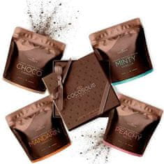 Miramarket Piling čistilo za obraz Luxury Coffee Scrub Box Cocosolis (4 x 70 ml)