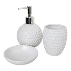 Miramarket Komplet za kopanje Golf Keramika Bela (3 pcs)