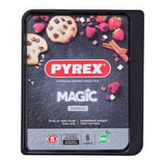 NEW Pladenj za v Pečico s Prevleko proti Sprijemanju Pyrex Magic Ogljikovo jeklo Galvanizirano Jeklo (33 x 25 cm)