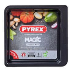 NEW Pladenj za v Pečico s Prevleko proti Sprijemanju Pyrex Magic Galvanizirano Jeklo (24 x 24 cm)