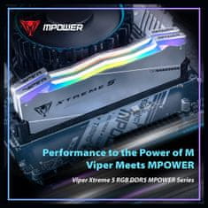 Patriot Viper Xtreme 5 RGB Kit MPOWER 48GB (2x24GB) DDR5-6000 CL36, 1.35V