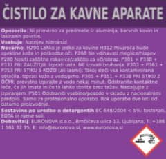 Euronova Čistilo za kavni aparat / 1L