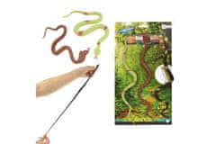 Teddies Snake/Hadi 3pcs anti-stress raztegljiv silikon 30cm