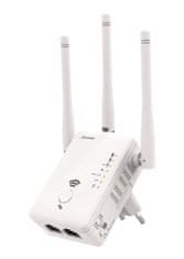 STRONG dvopasovni repetitor 750/ standard Wi-Fi 802.11a/b/g/n/ac/ 750 Mbit/s/ 2,4 GHz in 5 GHz/ 2x LAN/ bela