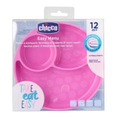 Chicco 127511 3-delni silikonski tarči 12m+ GIRL