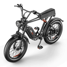 EMOKO C91 Električno terensko kolo 20" Fat Tire, 1000 W motor, 48 V, 17,5 Ah / 20 Ah baterija, črna, 17.5Ah