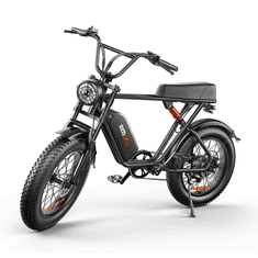 EMOKO C91 Električno terensko kolo 20" Fat Tire, 1000 W motor, 48 V, 17,5 Ah / 20 Ah baterija, črna, 17.5Ah