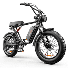 EMOKO C91 Električno terensko kolo 20" Fat Tire, 1000 W motor, 48 V, 17,5 Ah / 20 Ah baterija, črna, 17.5Ah