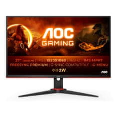 AOC Monitor 68,6 cm (27,0) 27G2SPAE 1920x1080 Gaming 165Hz IPS 1ms VGA 2xHDMI DisplayPort Zvočniki