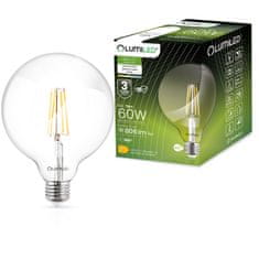 LUMILED LED žarnica E27 G125 7W = 60W 806lm 4000K Nevtralno bela 360° Filament Globe