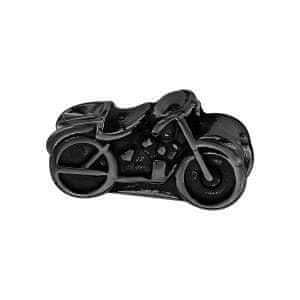 Troli Modna jeklena perla Motorbike BEAHD-BLACK