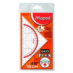 Maped Ravnilo trikotnik geo 16cm flex