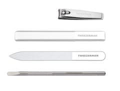 Tweezerman Set za manikuro s steklenimi pilicami Glass Manicure Set