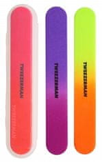 Tweezerman Neonske pilice za nohte (Neon Nail Files) 3 kos