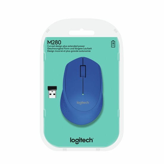 Logitech Miška Brezžična Logitech M280 Modra