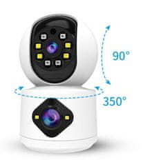 Robaxo RC992DR DUAL Smart 360 Wifi kamera