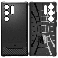 Spigen OVITEK SPIGEN RUGGED ARMOR ZA SAMSUNG GALAXY S24 ULTRA - MAT ČRN