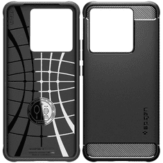 Spigen OVITEK SPIGEN RUGGED ARMOR ZA XIAOMI 13T / 13T PRO - MAT ČRN