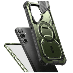 SUPCASE IBLSN ARMORBOX MAG SUPCASE ETUI Z MAGSAFE ZA SAMSUNG GALAXY S24 - ZELEN