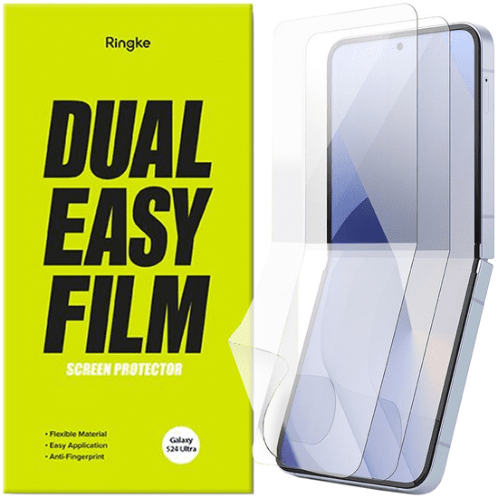 RINGKE RINGKE DUAL EASY 2-PACK GALAXY ZAŠČITNA FOLIJA S FLIP 6 CLEAR