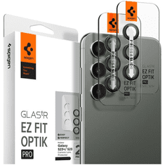 Spigen OVITEK ZA KAMERO SPIGEN OPTIK.TR ”EZ FIT” ZAŠČITA ZA KAMERO 2-PACK GALAXY S23 / S23+ PLUS ČRNA